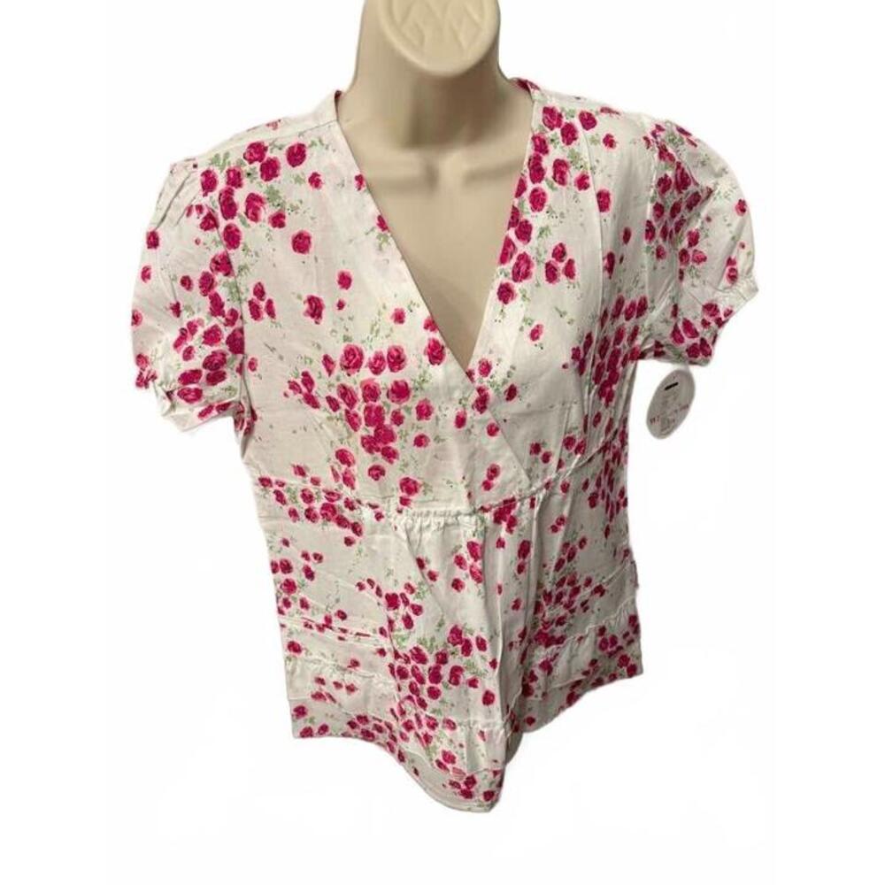 WHITE CROSS WOMENS WCRUB TOP SMALL FLORAL PINK